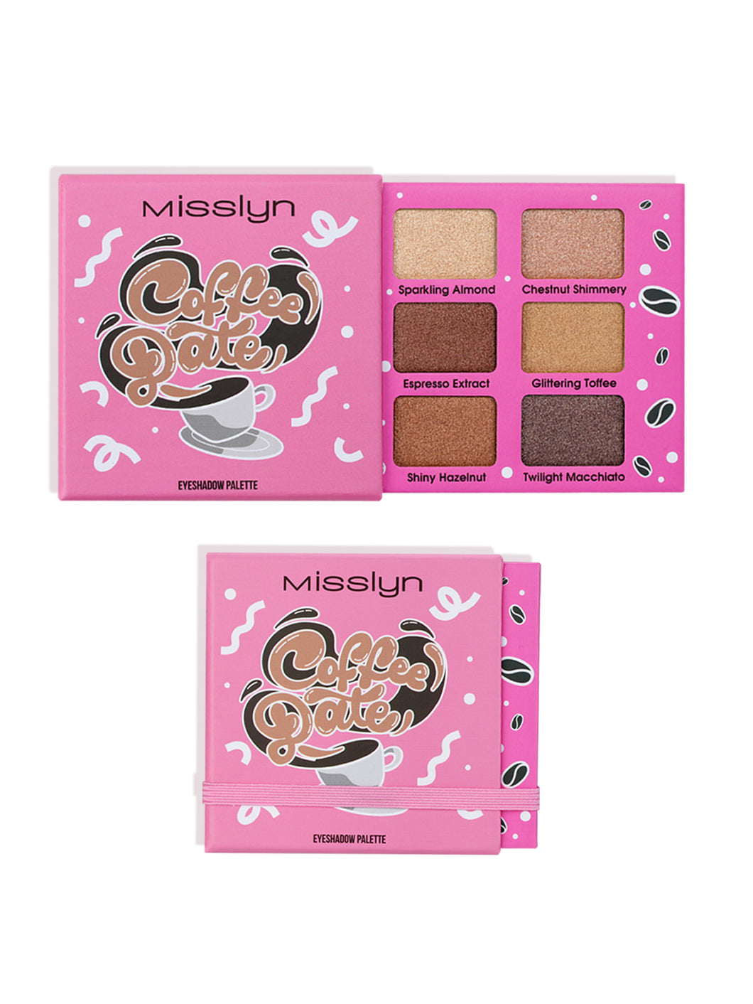 Misslyn Coffee Date Eyeshadow Palette 3