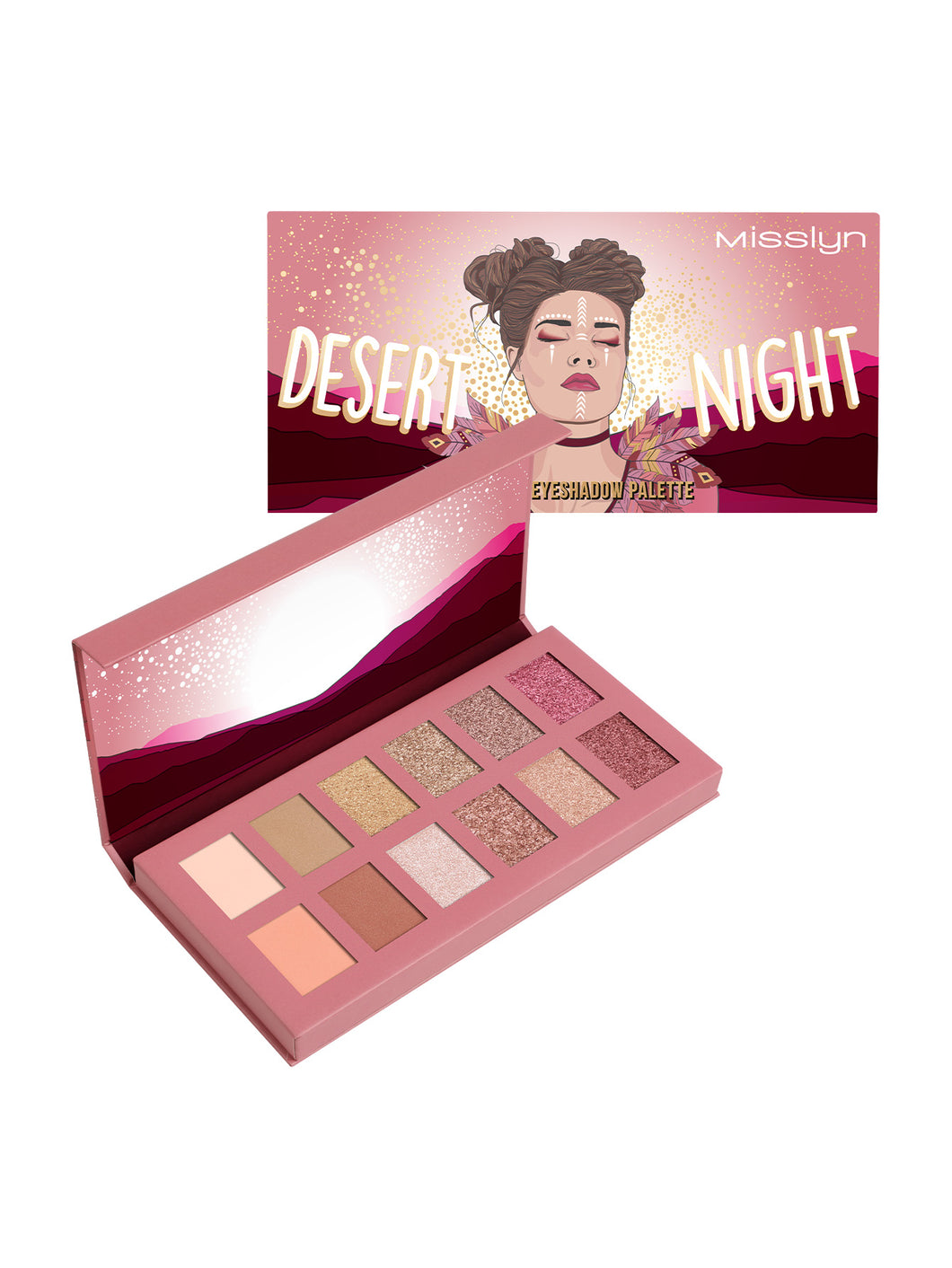 Misslyn Desert Night Metallic Eyeshadow Palette 2