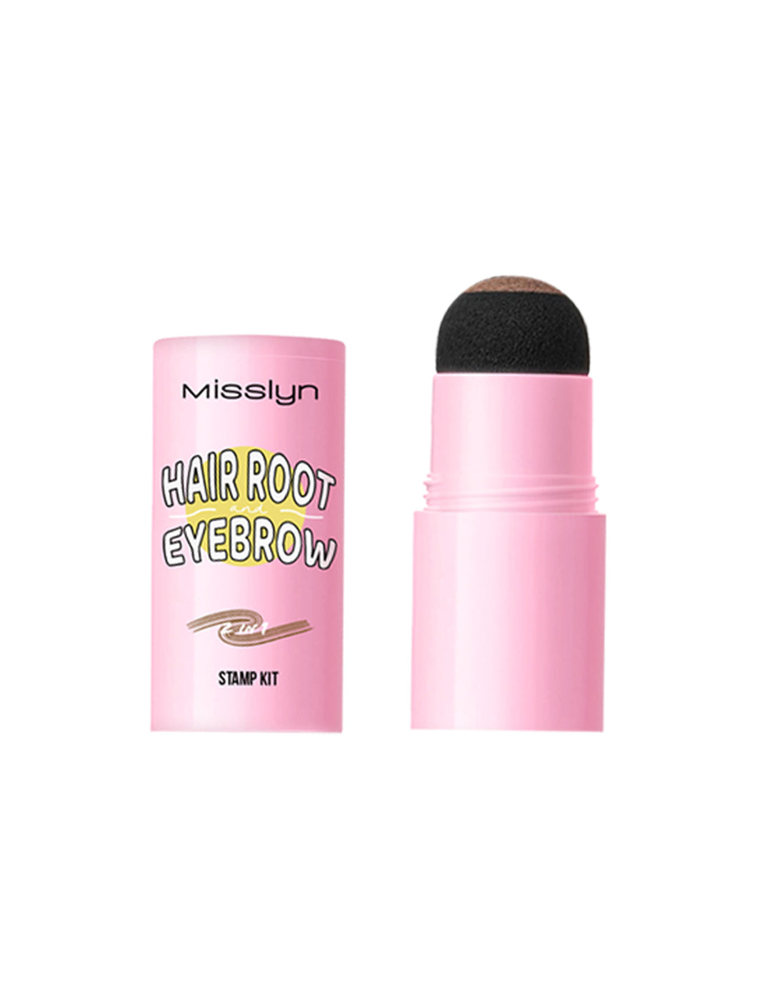Misslyn Hair root and eyebrow 2 in1 stamp kit 01