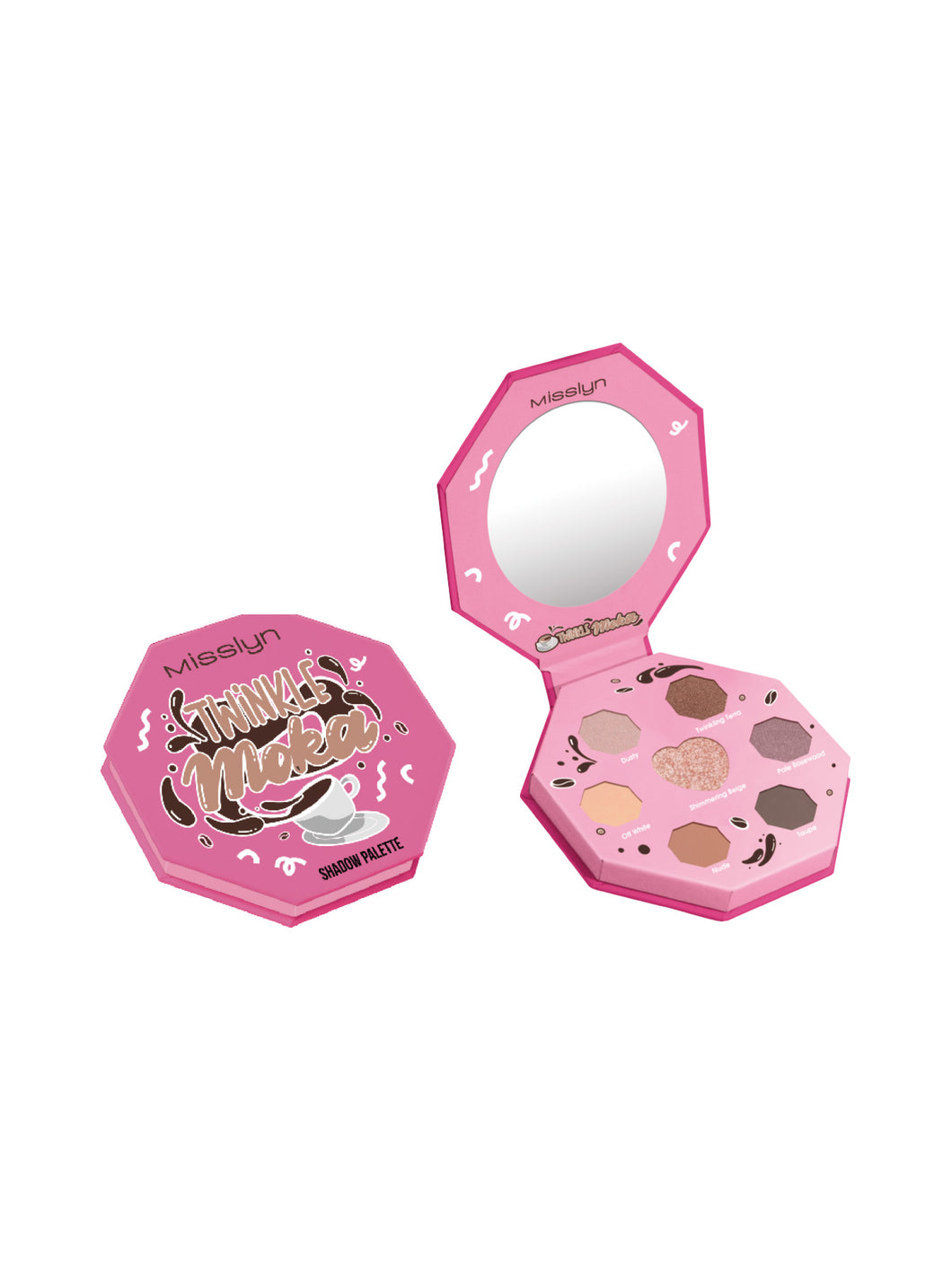 Misslyn Twinkle Moka Eyeshadow Palette 1
