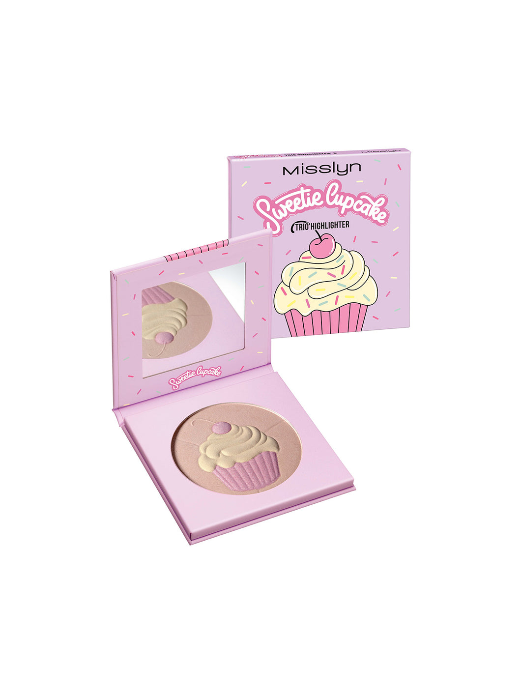 Misslyn Sweetie Cupcake Trio Highlighter 2F