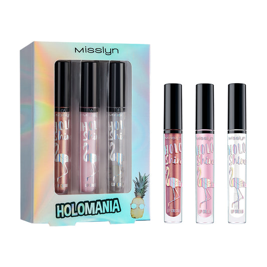 3 Pcs Holo Shine Makeup Set