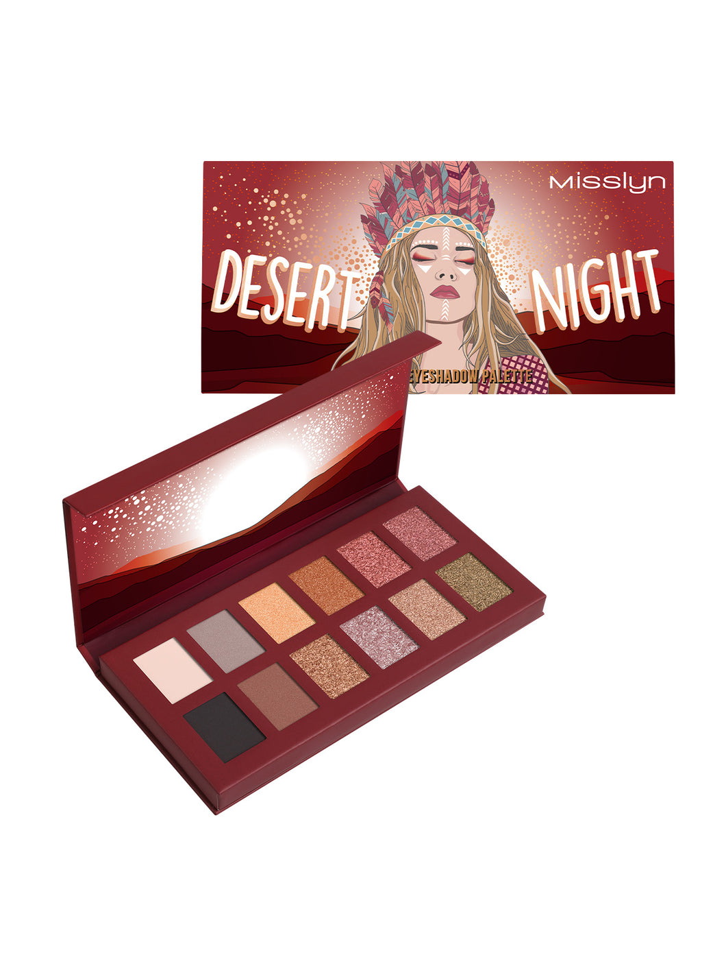 Misslyn Desert Night Metallic Eyeshadow Palette 4