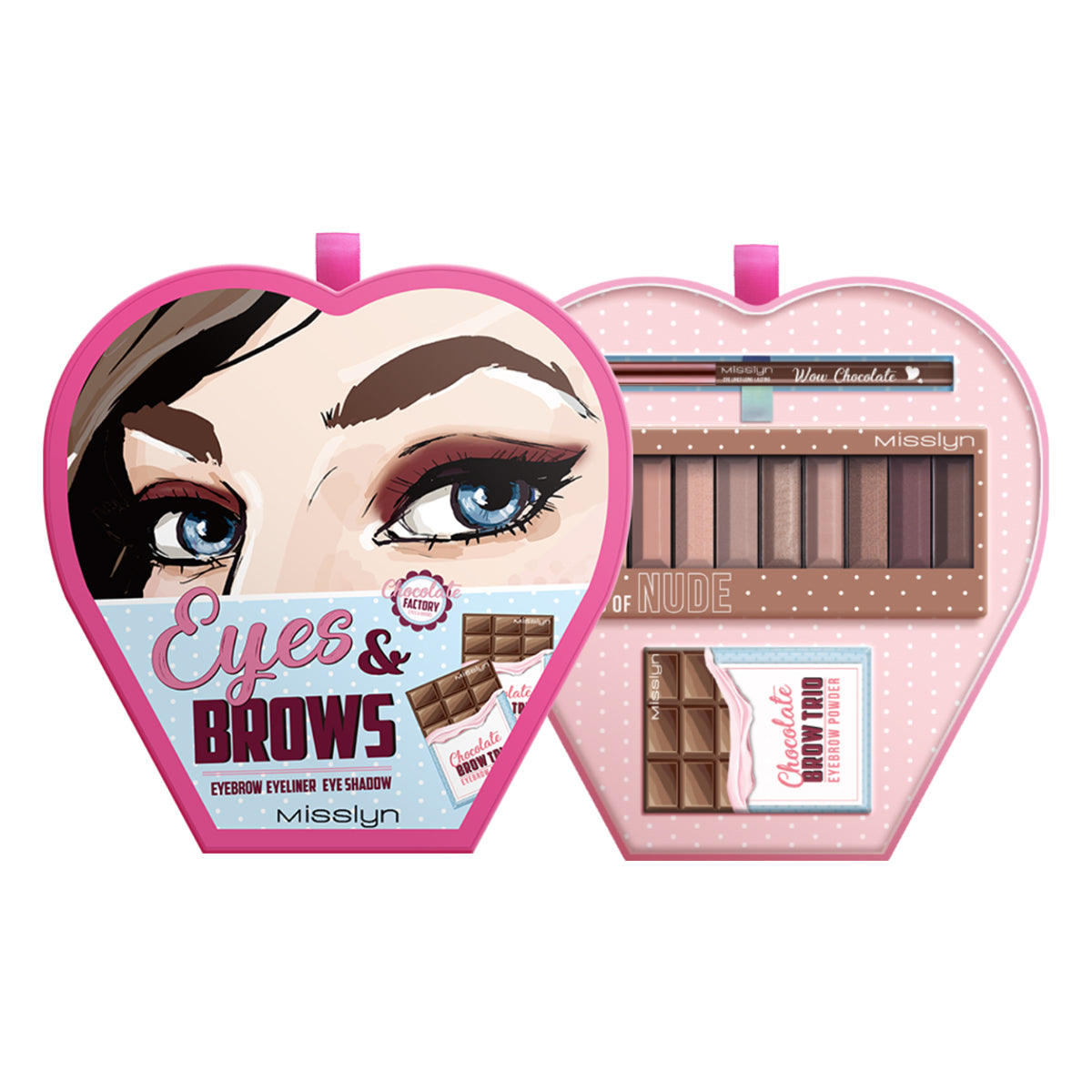 Eyeliner & Eyeshadow & Eyebrow Powder Set