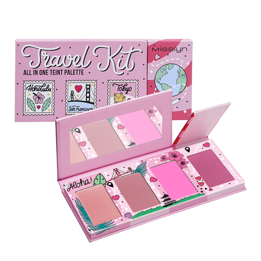 Travel Kit Four-Color Blush Palette